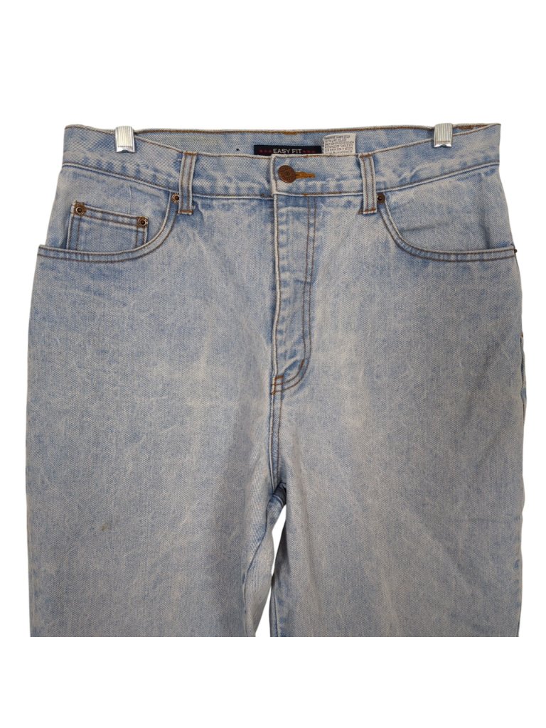 Vintage Bill Blass Womens Light Wash High-Waisted Easy Fit Tapered Jean 12p — image 4 of 8
